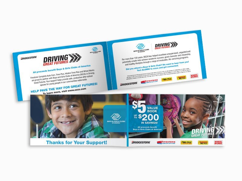 Drive Great Futures in support of Boys & Girls Clubs of America Coupon Booklet