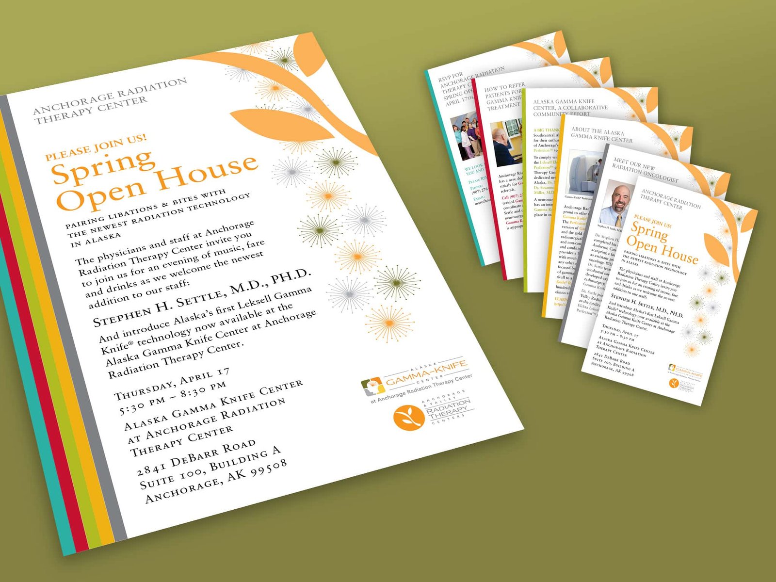 Invitation Design Anchorage Radiation Therapy